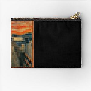 Minecraft Painting The Scream Zipper Pouch