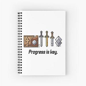 Progress is key Spiral Notebook