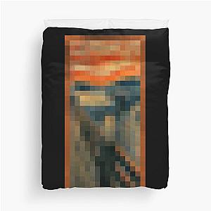 Minecraft Painting The Scream Duvet Cover