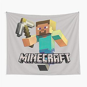 Minecraft Video Game Steve Tapestry