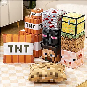 Game MineCraftion TNT Figure Stuffed Plush Doll Model Toys MineCraftion