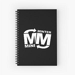 Miniminter - Simon Minter Black White Spiral Notebook