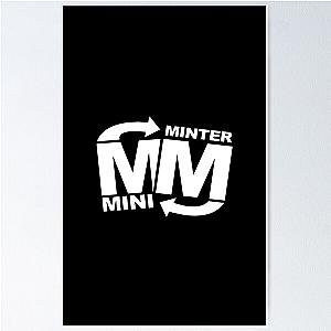 Miniminter - Simon Minter Black White Poster