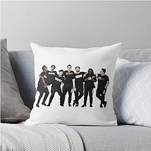 Sidemen JJ Olatunji Simon Minter Josh Bradley Tobi Brown Ethan Payne Harry Lewis KSI Miniminter Zerkaa TBJZL Behzinga Vik Barn Vikkstar123 W2S Throw Pillow XIX YouTube