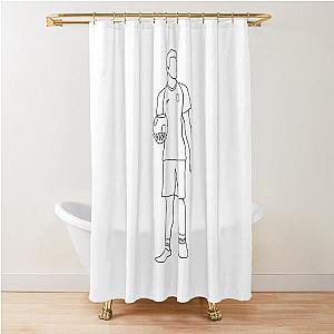 Miniminter - Simon Minter Line art Shower Curtain
