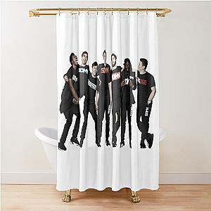 Sidemen JJ Olatunji Simon Minter Josh Bradley Tobi Brown Ethan Payne Harry Lewis KSI Miniminter Zerkaa TBJZL Behzinga Vikstar123 W2S YouTube Sidemen Channel Shower Curtain