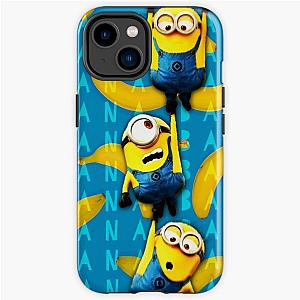 Minions Cases - Minions Matrix Style Banana Background Banana Text  Iphone Tough Case RB2709