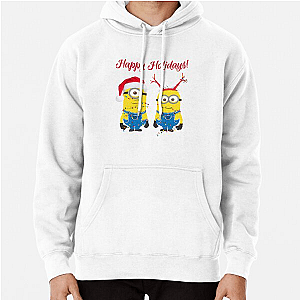 Minnions Happy Holidays ! Pullover Hoodie