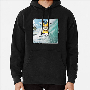 Minions Surfing Minions Head Stack Poster Pullover Hoodie