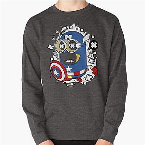 Minions Sweatshirts - Cartoon Captain Minion/Gifts For Men &amp; Women Pullover Sweatshirt RB2709