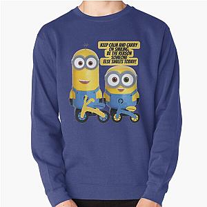 Minions Sweatshirts - Keep Calm And Carry On Smiling Minions Gifts  Pullover Sweatshirt RB2709