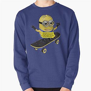 Minions Sweatshirts - First Secret To Happiness Minions  Pullover Sweatshirt RB2709