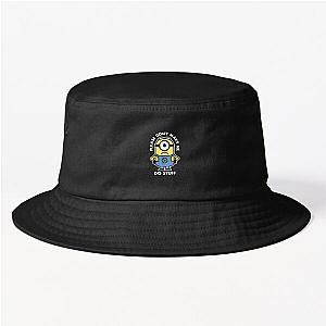 Minions Hats &amp; Caps - Despicable Me Minions Don'T Make Me Do Stuff Portrait  Bucket Hat RB2709