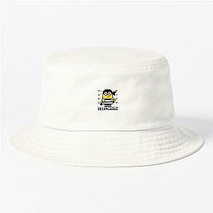 Minions Hats &amp; Caps - Despicable Me Minions Bad Guy Mugshot Graphic Bucket Hat RB2709