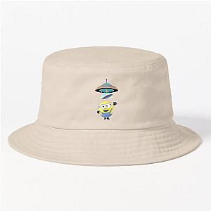 Minions Hats &amp; Caps - When The Ufo Reaching The Funny Cute Minion Gifts Bucket Hat RB2709