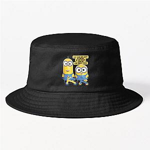 Minions Hats &amp; Caps - Keep Calm And Carry On Smiling Minions Gifts  Bucket Hat RB2709