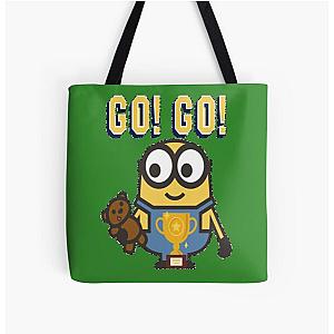 Minions Bags - Go!Go!  Goodluck Gold Trophy Minion  All Over Print Tote Bag RB2709