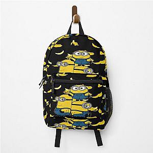 Minions Backpacks - Hungry Cute Minions Wanting Flying Bananas Minions Gifts  Backpack RB2709