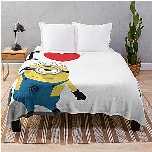 Minions Blanket - I Love Minions Throw Blanket RB2709