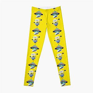 Minions Leggings - When The Ufo Reaching The Funny Cute Minion Gifts Leggings RB2709