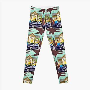 Minions Leggings - When Your Bestfriend Visit In Your Homes With New Car Minions  Leggings RB2709