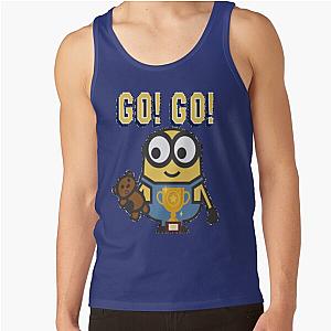 Minions Tank Tops - Go!Go!  Goodluck Gold Trophy Minion  Tank Top RB2709