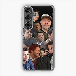 Misha Collins photo collage Samsung Galaxy Soft Case