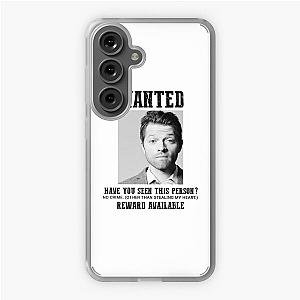 wanted: misha collins Samsung Galaxy Soft Case