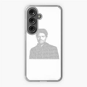 Misha Collins Text Portrait Samsung Galaxy Soft Case