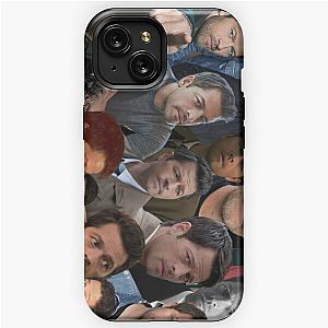 supernatural - Misha Collins photo collage iPhone Tough Case