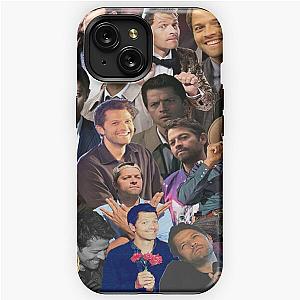 Misha Collins photo collage iPhone Tough Case