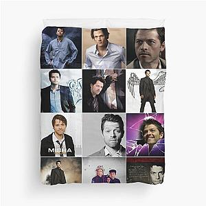 Misha Collins Photo Collage Duvet Cover