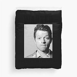 Wanted Misha Collins Duvet Cover