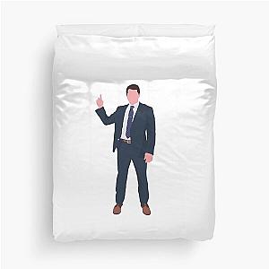 Two-Face by Misha Collins Duvet Cover