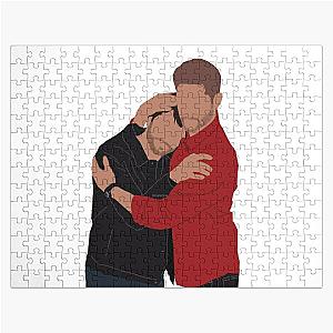 Jensen Ackles and Misha Collins Jigsaw Puzzle