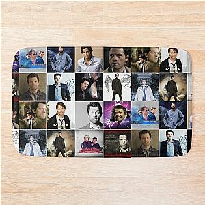 Misha Collins Photo Collage Bath Mat