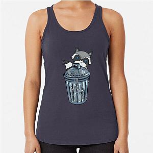 Misha Collins Trash Raccoon Racerback Tank Top