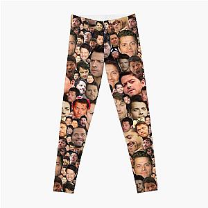 The many faces of Misha Collins Leggings