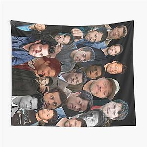 supernatural - Misha Collins photo collage Tapestry