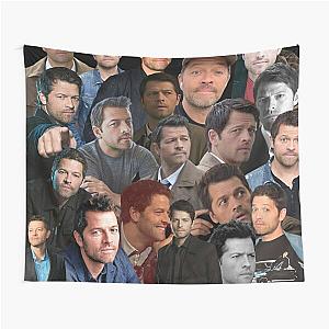 Misha Collins photo collage Tapestry