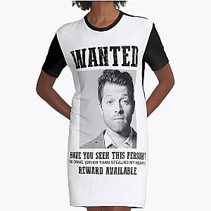 wanted: misha collins Graphic T-Shirt Dress