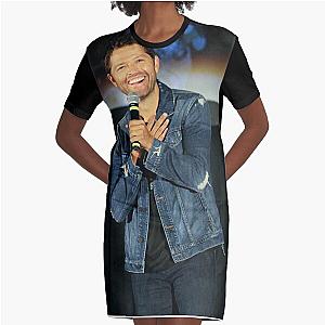 Misha Collins actor Graphic T-Shirt Dress