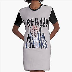 Misha Collins Graphic T-Shirt Dress