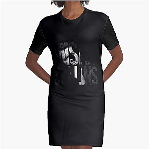 Misha Collins Graphic T-Shirt Dress