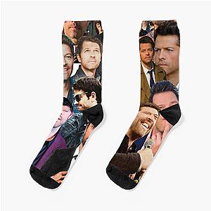 Misha Collins Photo Collage Socks