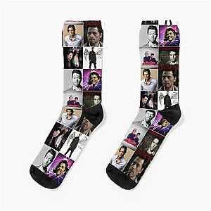 Misha Collins Photo Collage Socks