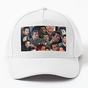 Misha Collins photo collage Baseball Cap