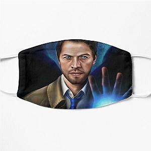 Misha Collins as Castiel "Supernatural" print  Flat Mask