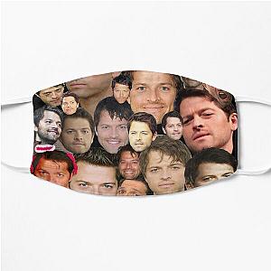 The many faces of Misha Collins Flat Mask