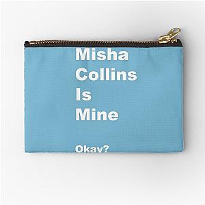 Misha Collins is Mine Zipper Pouch